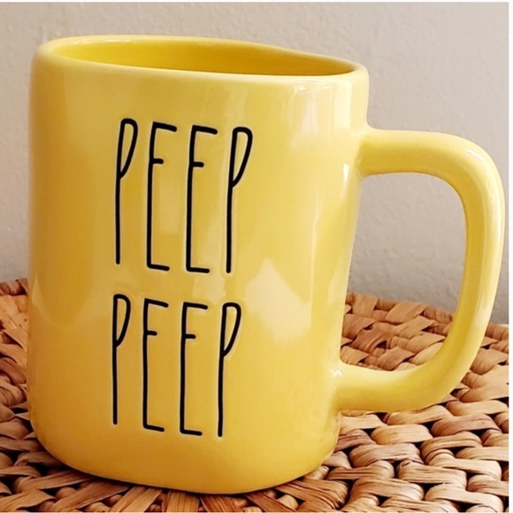 Rae Dunn Other - NWT Peep Peep yellow mug by Rae Dunn